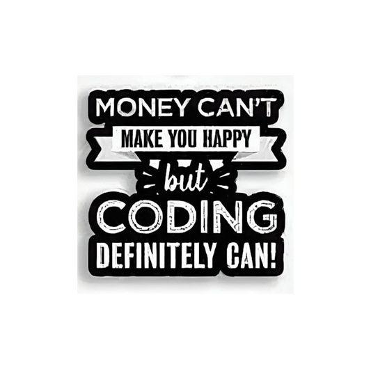 Money cant buy happiness sticker