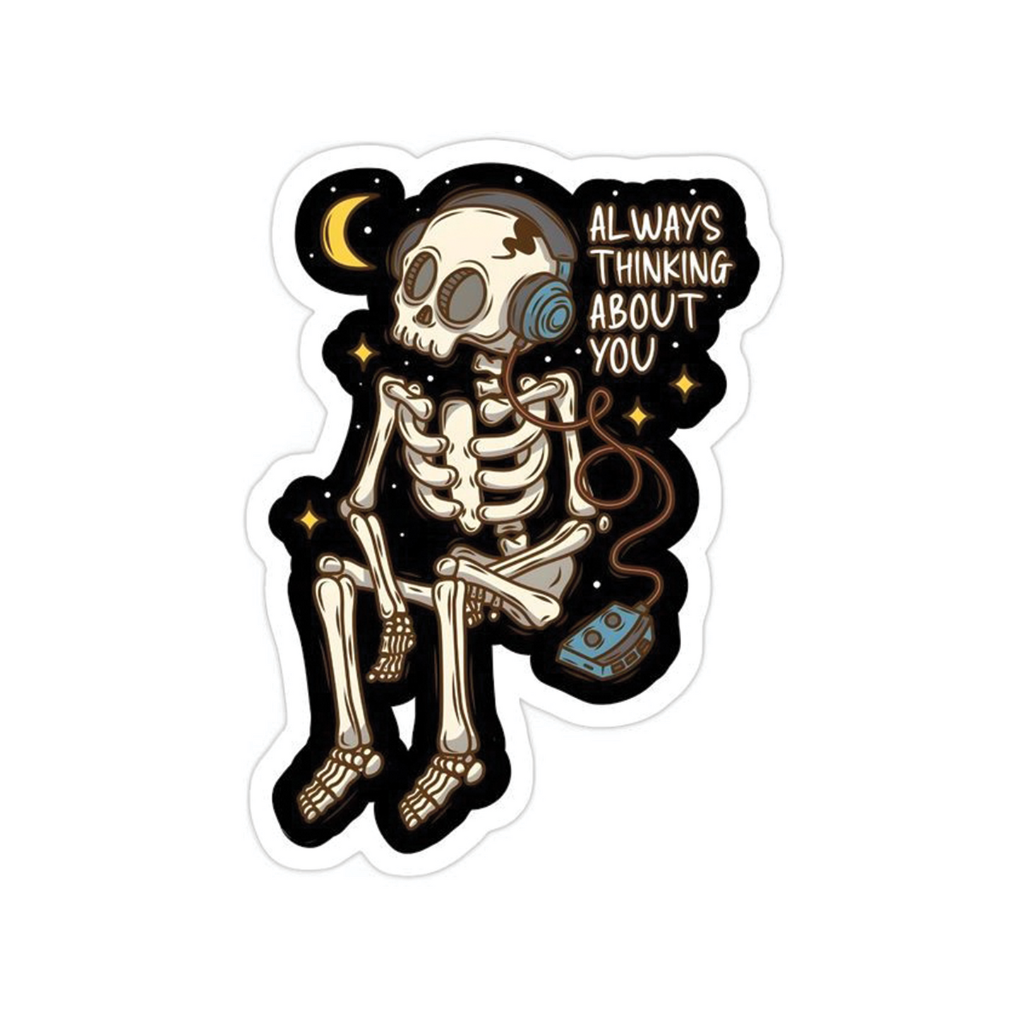 always thinking about you sticker