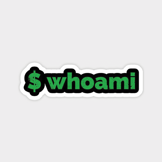 whoami sticker